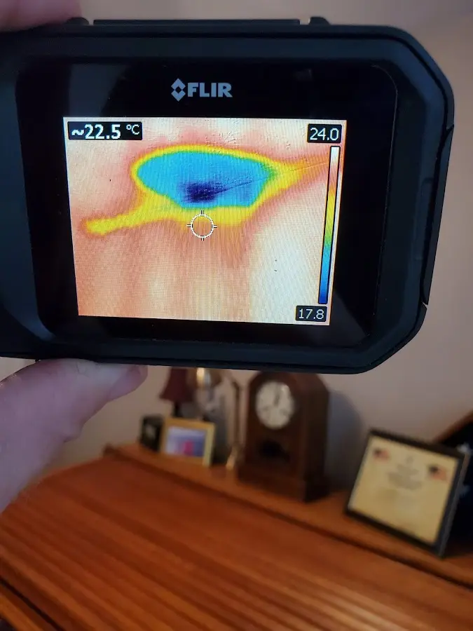 Thermal imaging inspection for water damage in Williams